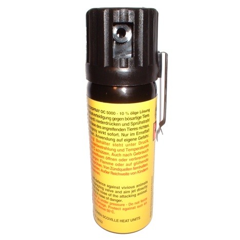 Pfefferspray OC5000 Profi 200ml Fog Abwehrspray Verteidigungsspray Pfeffer  Spray
